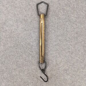 Vintage Salter Brass Spring Scale Luggage Postal‎ Weighing Tool